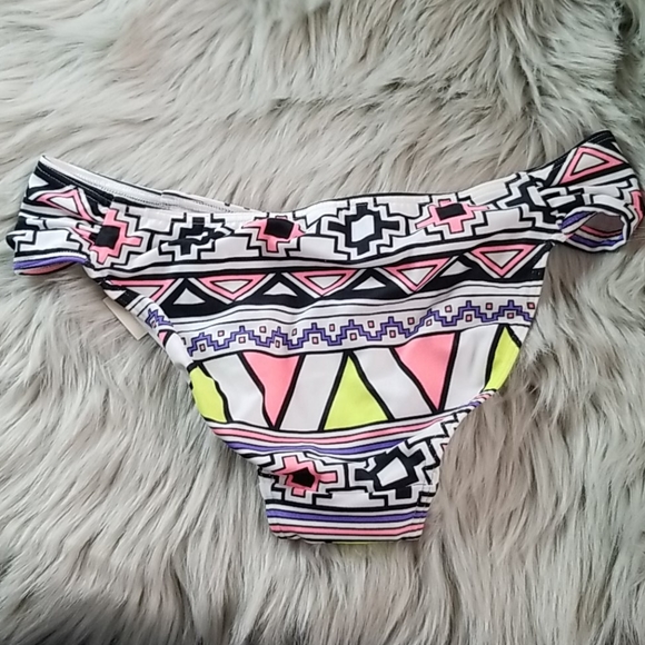 NWT Pink VS Multicolor Bikini Bottom XS - Picture 2 of 3